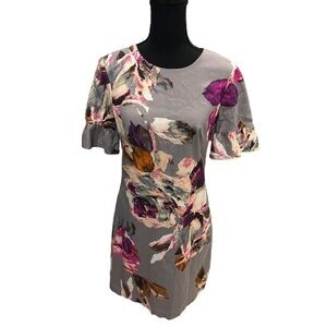 Trina Turk Darling Floral Shift Mini Dress Size 2